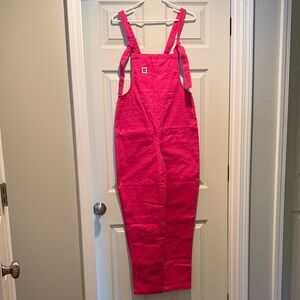 Lucy & Yak UK 4R / US 0R Fandango Pink Dungaree Overalls